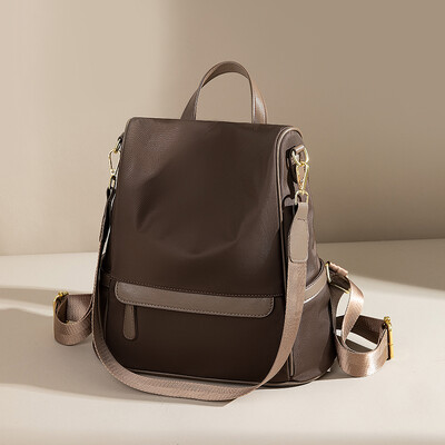 Rucsac pentru femei, cu design nou, cafea, rucsac din nailon, rezistent la apă, antifurt, rucsac de călătorie, Laides, geantă de mână pentru elevi, geantă de școală pentru computer