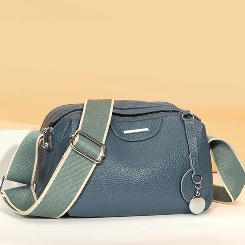 2024 m. mados Crossbody Krepšiai Moteriškas natūralios odos krepšys Paprastas aukštos kokybės nešiojamas krepšys Vintage Bostono rankinė Moteriški pečių krepšiai