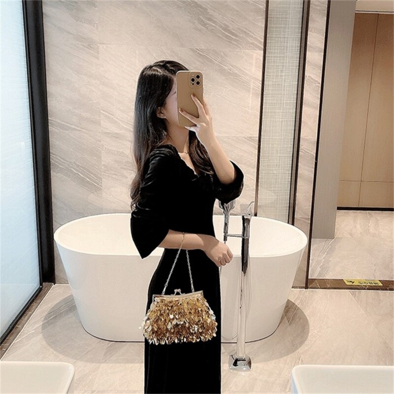 Ženska ručna torbica Večernja torbica Party Bridal Clutch Vjenčanje Torbica Na rame Torbe preko ramena Odvojivi lanac