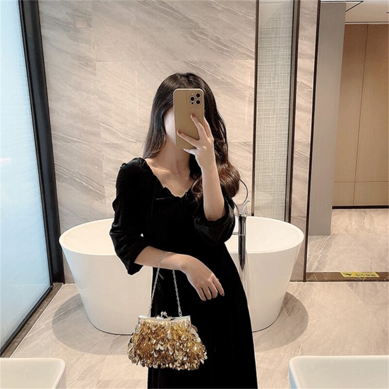 Ženska ručna torbica Večernja torbica Party Bridal Clutch Vjenčanje Torbica Na rame Torbe preko ramena Odvojivi lanac