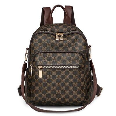 Jaunas augstas kvalitātes mīkstas ādas vintage mugursomas Sieviešu ar burtiem apdrukātas dizaina plecu somas Lielas ietilpības ceļojumu mugursoma