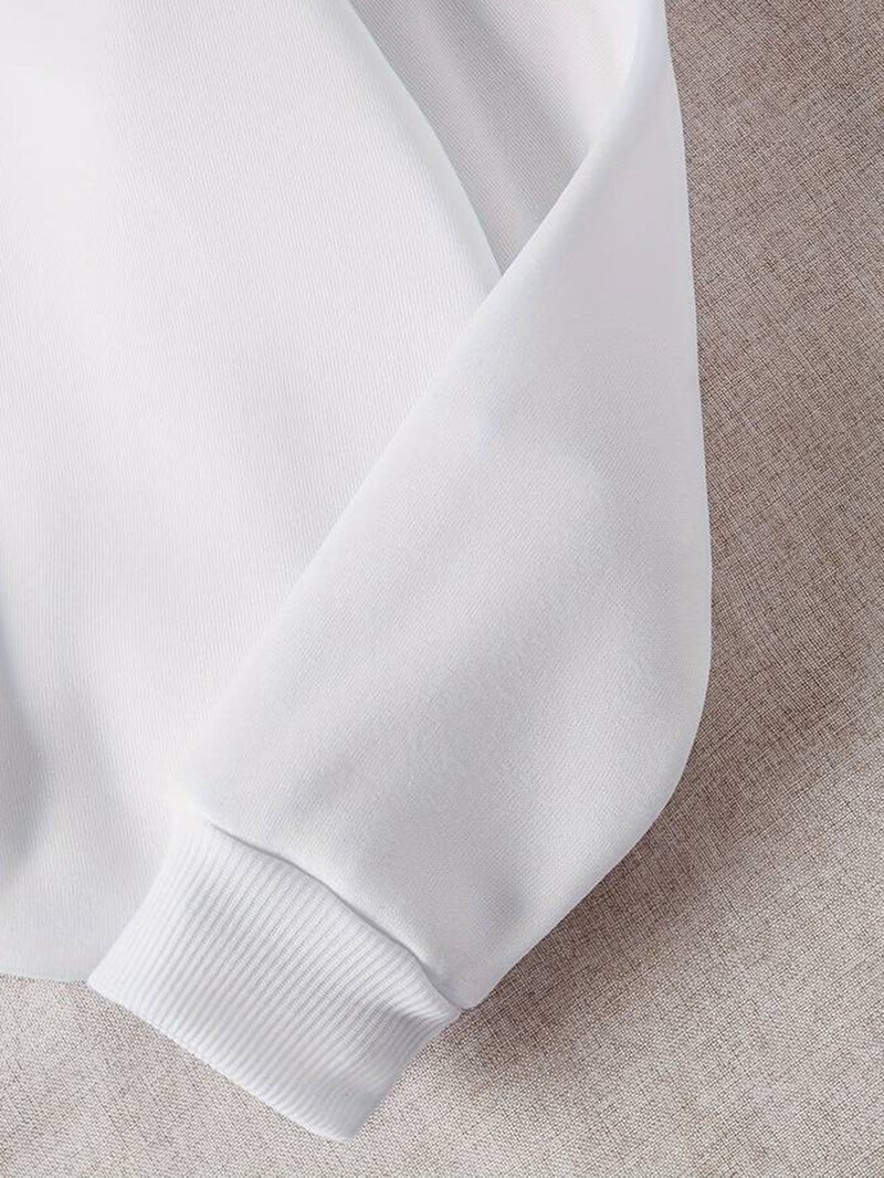 Pulover cu mânecă lungă și catifea pentru femei, căptușit termic