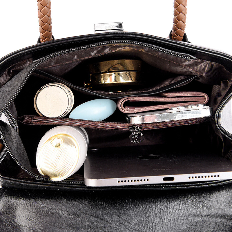 2024 Genți de mână din piele moale de înaltă calitate pentru femei, de designer de lux, genți Boston, de lux, de capacitate mare