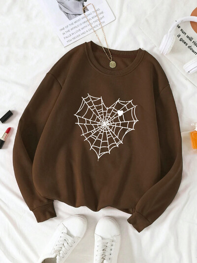 Pulover cu mânecă lungă și catifea pentru femei, căptușit termic