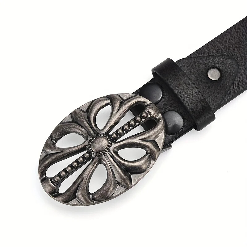 Muški remen Remen u boemskom stilu Vintage intarzija u obliku kosturne glave Ženski remen Remen s zakovicama Hip Hop Punk Rock Y2K Remen Sexpot u stilu