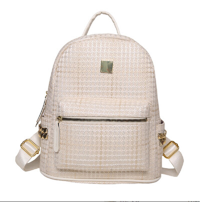 Nove modne korejske najlonske putne naprtnjače velikog kapaciteta Ženske dizajnerske torbe na rame sa zakovicama Totes Školska torba Ležerni ruksak