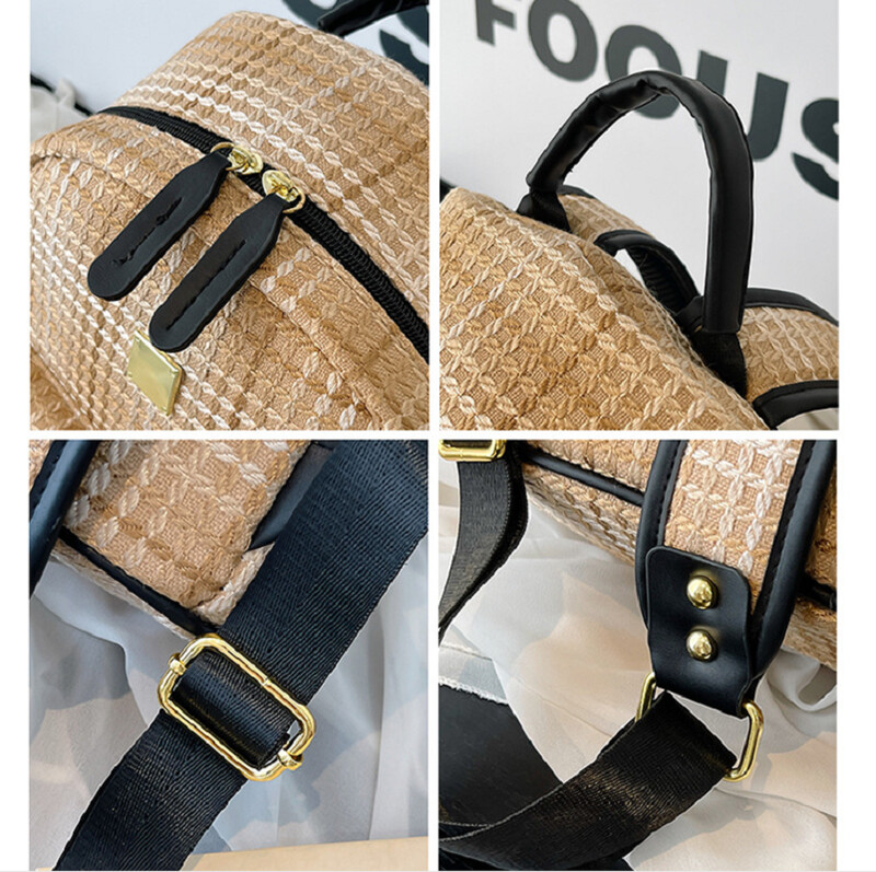 Nove modne korejske najlonske putne naprtnjače velikog kapaciteta Ženske dizajnerske torbe na rame sa zakovicama Totes Školska torba Ležerni ruksak