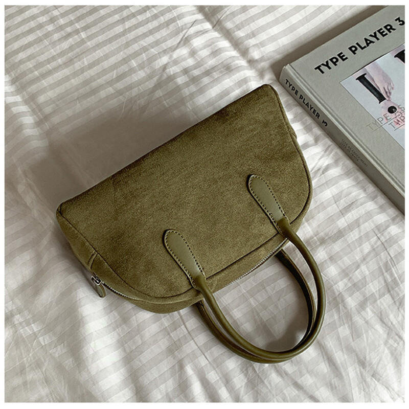 XMESSUN Geantă de mână cu blană de toamnă și iarnă nouă pentru femei 2025, la modă de designer, de lux, geantă vintage de pluș Boston A502