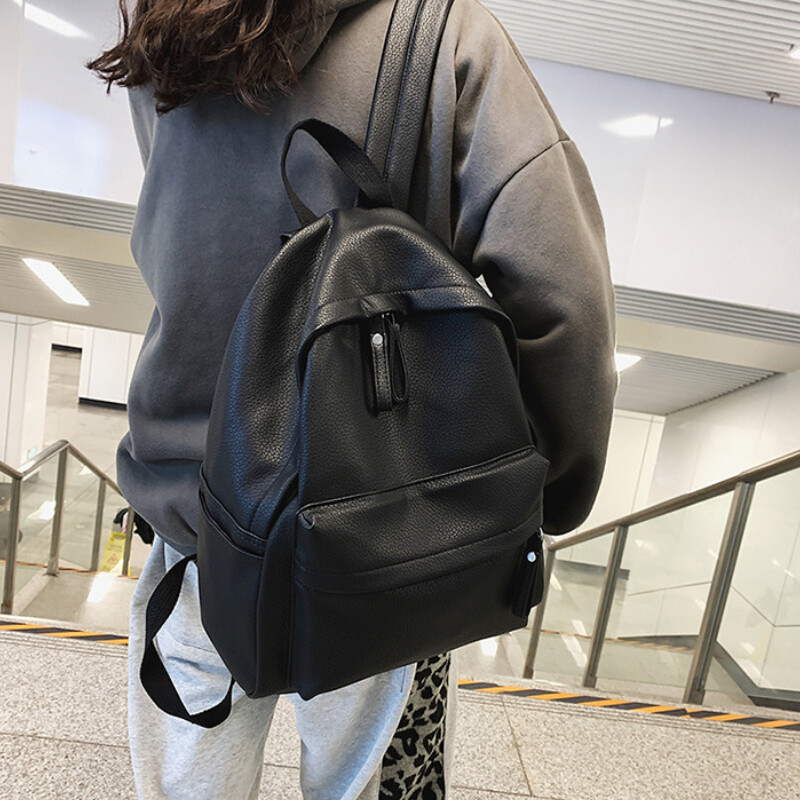 Rucsacuri de călătorie din piele PU pentru femei, rucsac de modă nouă, geantă de umăr, genți de școală cu carte pentru elevi de capacitate mare pentru adolescente