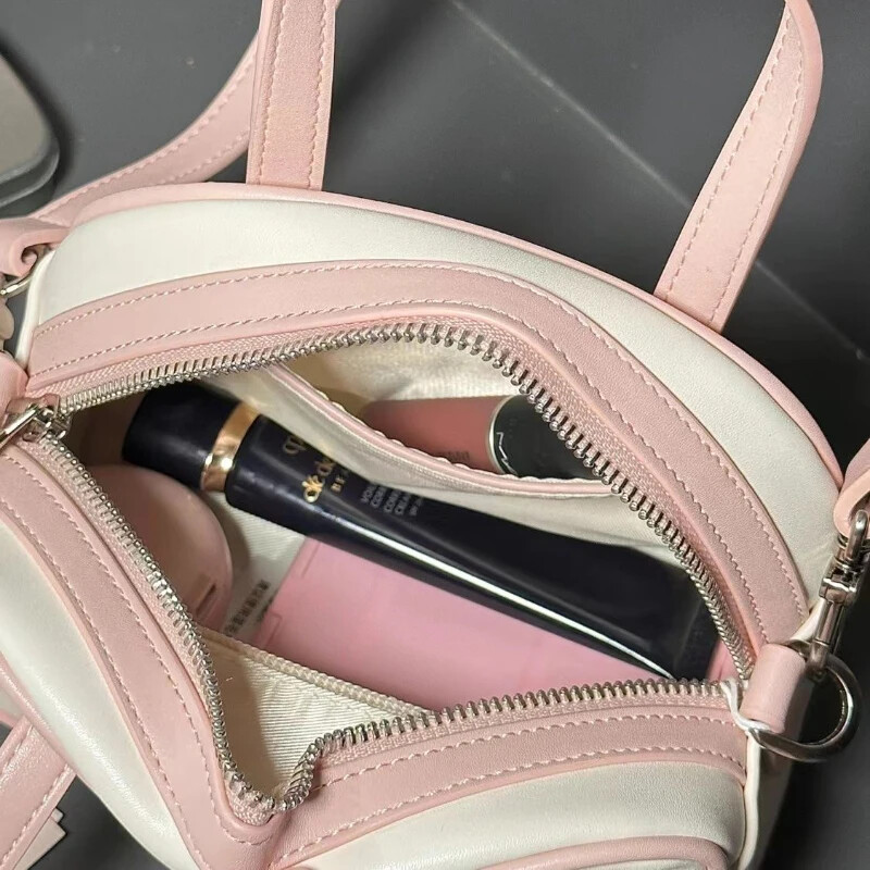 Xiuya Sweet Cute Rokassomas sievietēm Pu Ādas Burts Rozā Balta Boston Crossbody Bag Jauna Vintage Eleganta Boulinga plecu soma