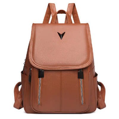 Novi korejski visokokvalitetni kožni putni ruksaci Ženske modne torbe velikog kapaciteta Torbe na rame Ležerna školska torba preko ramena