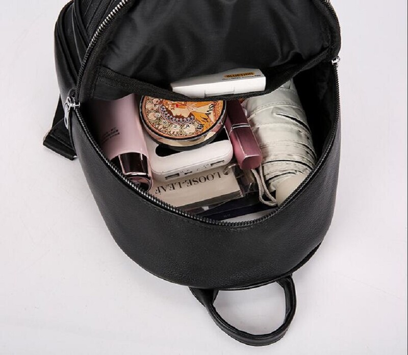 Jaunums modes sieviešu augstas kvalitātes ādas maza mugursoma Daudzfunkcionāla plecu soma Totes Messenger Bag Ceļojumu mugursomas