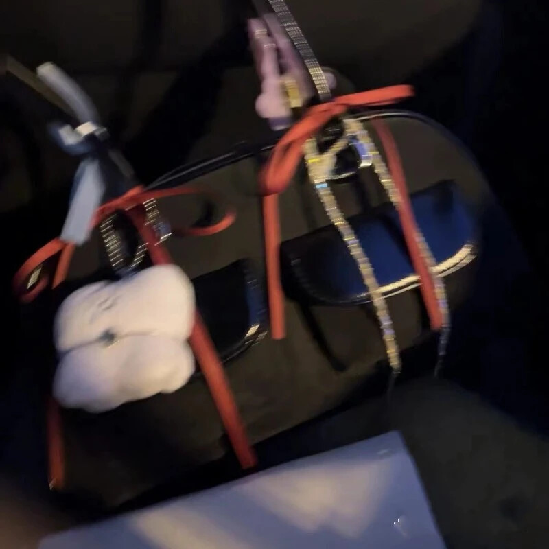Xiuya kórejská módna dámska kabelka cez rameno, čisto čierna, imitácia semišu, bowlingová kabelka, ležérna luxusná vintage kabelka z roku 2024, Boston Tote Bag