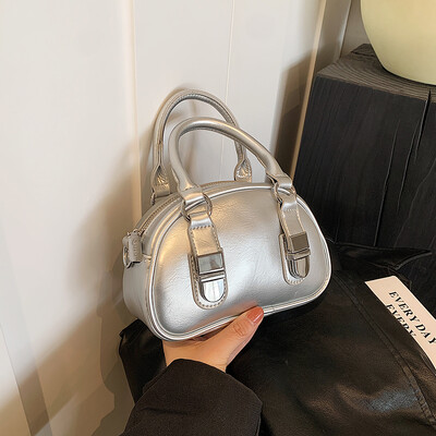 Genți de mână vintage pentru femei din PU, solide, de mare capacitate, genți casual pentru femei, genți Boston pentru femei, pachete de mesagerie din piele moale pentru navetă