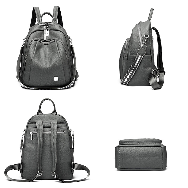 Dizajnerska pu kožna putna leđa Modni ženski ruksak Ležerna torba na rame Visokokvalitetne školske torbe za tinejdžere Djevojčice Sac