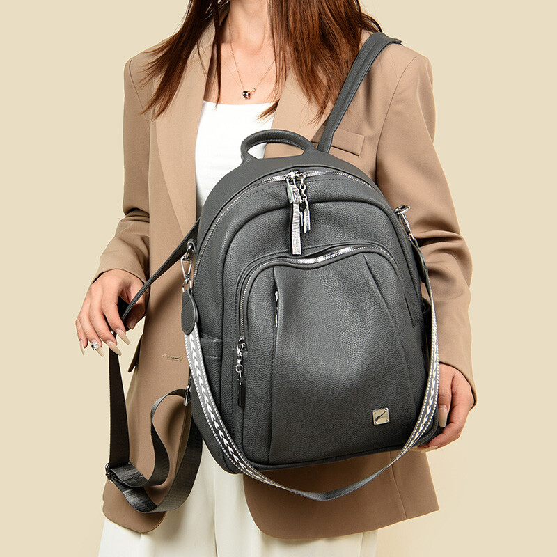 Dizajnerska pu kožna putna leđa Modni ženski ruksak Ležerna torba na rame Visokokvalitetne školske torbe za tinejdžere Djevojčice Sac