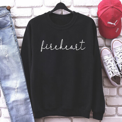 Fireheart Sweatkrekls Throne of Glass Pulovers Sarah J Maas Aelin Galathynius ACOTAR Hoodie Sieviešu Harajuku Crewneck Sweatshrits
