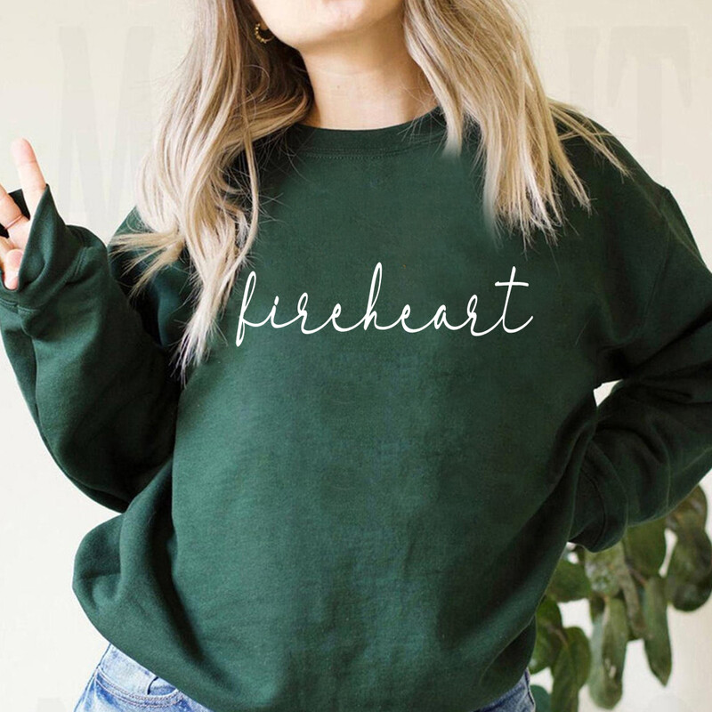 Fireheart SweatShirt Throne of Glass Lover Sarah J Maas Aelin Galathynius ACOTAR Hoodie Women Harajuku Crewneck Sweatshrits