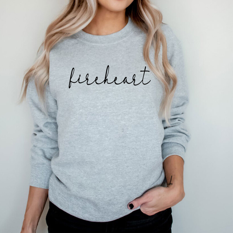 Fireheart SweatShirt Throne of Glass Lover Sarah J Maas Aelin Galathynius ACOTAR Hoodie Women Harajuku Crewneck Sweatshrits