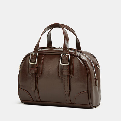 Nová všestranná retro kabelka v kórejskom štýle, univerzálna taška cez rameno, crossbody kabelka, trendy dámska taška Boston Bowling.