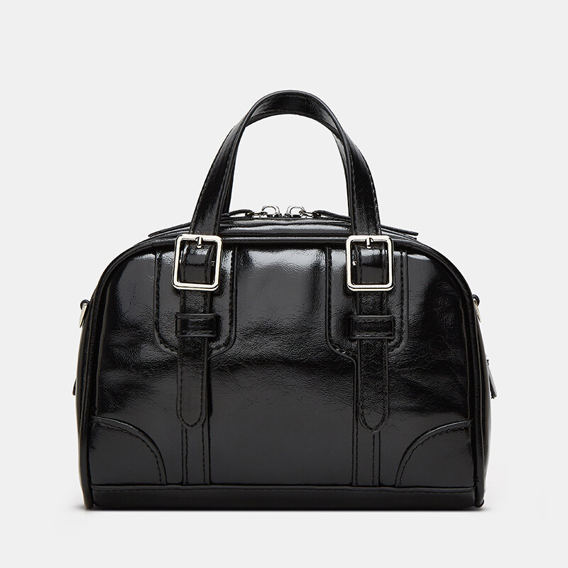 Nová všestranná retro kabelka v kórejskom štýle, univerzálna taška cez rameno, crossbody kabelka, trendy dámska taška Boston Bowling.