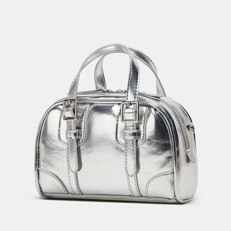 Nová všestranná retro kabelka v kórejskom štýle, univerzálna taška cez rameno, crossbody kabelka, trendy dámska taška Boston Bowling.