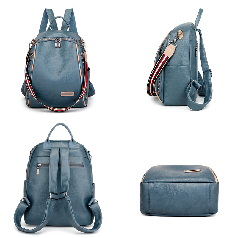 Rucsac de femeie de lux, de designer de lux, rucsac de călătorie din piele PU moale, geantă de umăr pentru femei, ghiozdan pentru fete, sac A Dos