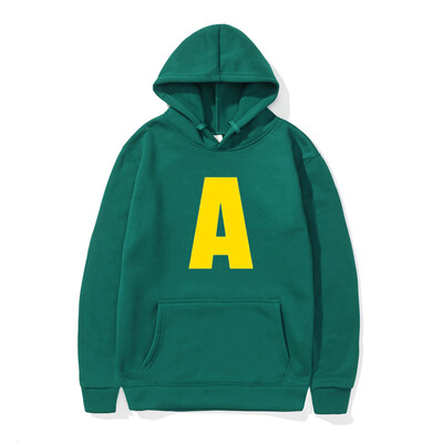 Unisex ležerna sportska odjeća, muška majica s kapuljačom Alvin Chipmunk kostim za Noć vještica, ženski pulover