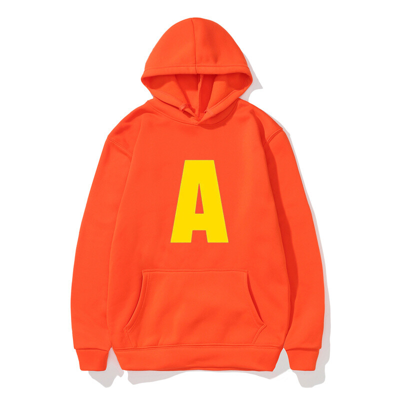 Unisex ležerna sportska odjeća, muška majica s kapuljačom Alvin Chipmunk kostim za Noć vještica, ženski pulover