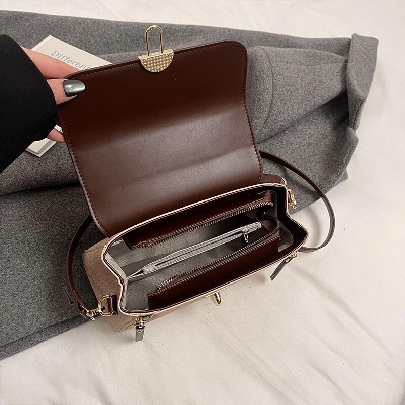 Geantă pătrată mică Downton Abbey Geantă de mână de damă pentru navetă, cu o senzație de lux