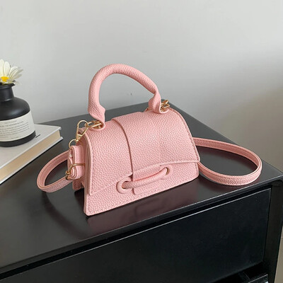 Vintage ženska srebrna šik torba preko ramena Luksuzne dizajnerske male torbe na rame Modna zlatna mini torbica za novčiće Slatka ručna torbica od pu kože