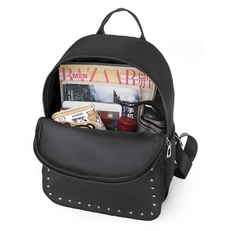 2025, noua moda coreeana, geanta de scoala Oxford impermeabila pentru femei, rucsac ocazional, genti de umar cu fermoar dublu de voiaj de capacitate mare