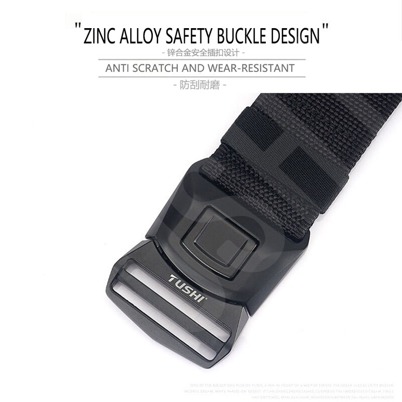 TUSHI 2 inch Bărbați din pânză centură de luptă stil nou armată centură tactică cu eliberare rapidă curea de camuflaj pentru vânătoare în aer liber