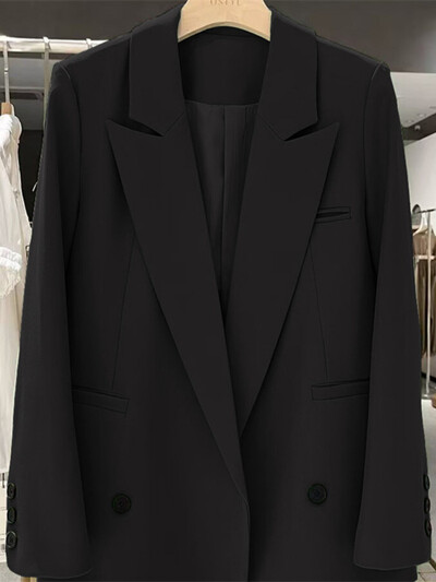 Blazer șic pentru damă de birou, paltoane pentru femei, primăvară, toamnă, topuri pentru femei, la tendința de stradă, îmbrăcăminte exterioară pentru femei, haine pentru femei.