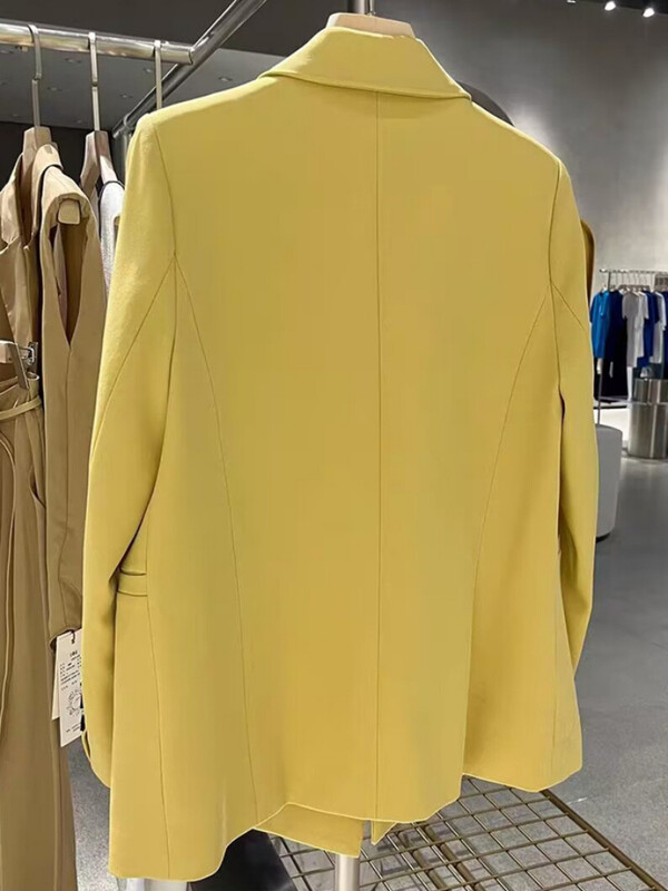 Blazer șic pentru damă de birou, paltoane pentru femei, primăvară, toamnă, topuri pentru femei, la tendința de stradă, îmbrăcăminte exterioară pentru femei, haine pentru femei.