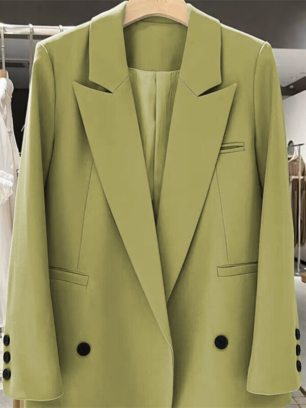 Blazer șic pentru damă de birou, paltoane pentru femei, primăvară, toamnă, topuri pentru femei, la tendința de stradă, îmbrăcăminte exterioară pentru femei, haine pentru femei.