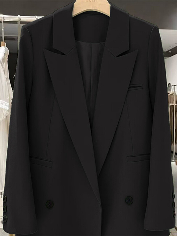 Blazer șic pentru damă de birou, paltoane pentru femei, primăvară, toamnă, topuri pentru femei, la tendința de stradă, îmbrăcăminte exterioară pentru femei, haine pentru femei.