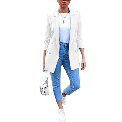 Odijelo Uredska odjeća Odijelo Kaput Ženski blejzer Jesenski modni blejzer Kaput Uski sako Jakna Sako uredska dama Sako dugih rukava