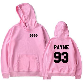 Liam Payne Tribute Φούτερ με κουκούλα ράπερ Payne 93 φούτερ τσέπη με κουκούλα, γυναικεία χιπ χοπ πουλόβερ