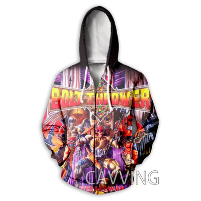 Jaunas modes 3D drukas skrūvju metējs rāvējslēdzēja kapuces ar rāvējslēdzēju uz augšu džemperi ar kapuci Harajuku kapuci Hip Hop sporta krekli