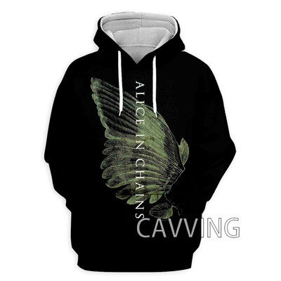 New Fashion 3D Print Alice In Chains Rock Hanorace Hanorace cu glugă Hanorace cu glugă Harajuku Hanorace Topuri Îmbrăcăminte pentru femei/bărbați