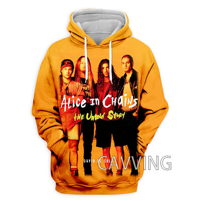 New Fashion 3D Print Alice In Chains Rock Hanorace Hanorace cu glugă Hanorace cu glugă Harajuku Hanorace Topuri Îmbrăcăminte pentru femei/bărbați