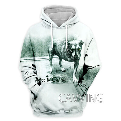 New Fashion 3D Print Alice In Chains Rock Hanorace Hanorace cu glugă Hanorace cu glugă Harajuku Hanorace Topuri Îmbrăcăminte pentru femei/bărbați