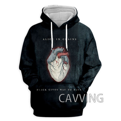 New Fashion 3D Print Alice In Chains Rock Hanorace Hanorace cu glugă Hanorace cu glugă Harajuku Hanorace Topuri Îmbrăcăminte pentru femei/bărbați