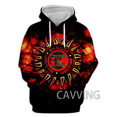 New Fashion 3D Print Alice In Chains Rock Hanorace Hanorace cu glugă Hanorace cu glugă Harajuku Hanorace Topuri Îmbrăcăminte pentru femei/bărbați
