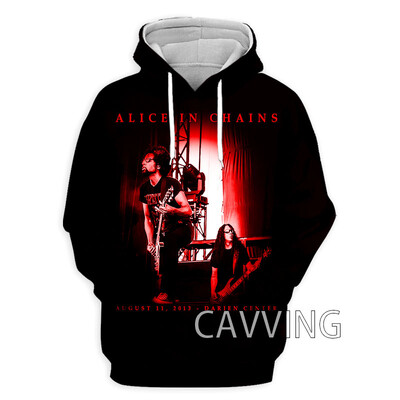 New Fashion 3D Print Alice In Chains Rock Hanorace Hanorace cu glugă Hanorace cu glugă Harajuku Hanorace Topuri Îmbrăcăminte pentru femei/bărbați