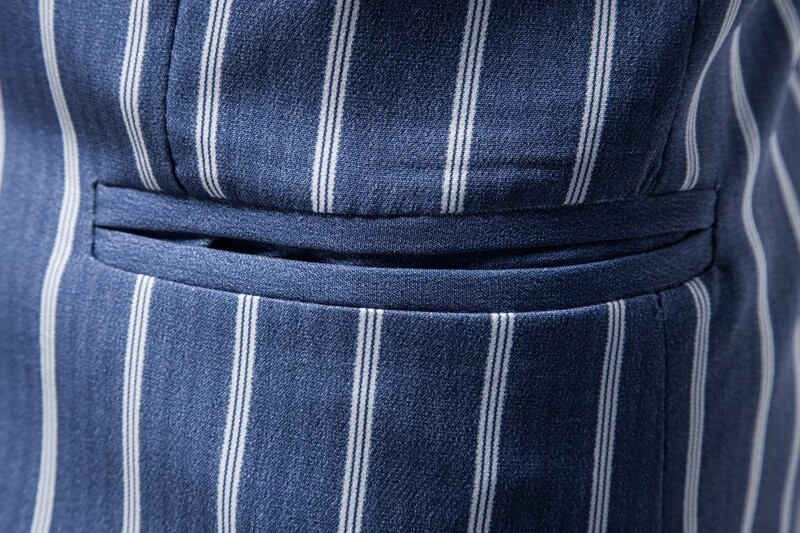 2024. gada pavasaris un rudens jauns vīriešu lielizmēra uzvalka jaka svītrains ar divām pogām ikdienas uzvalks jaka vīriešu žakete slim fit elegants stilīgs