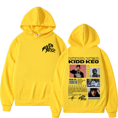 Reperis Kidd Keo Bando Boyz Tour Merch džemperis vīriešiem Sieviešu Harajuku Hip Hop Punk Street Hoodies Ikdienas komforta lielizmēra kapuci