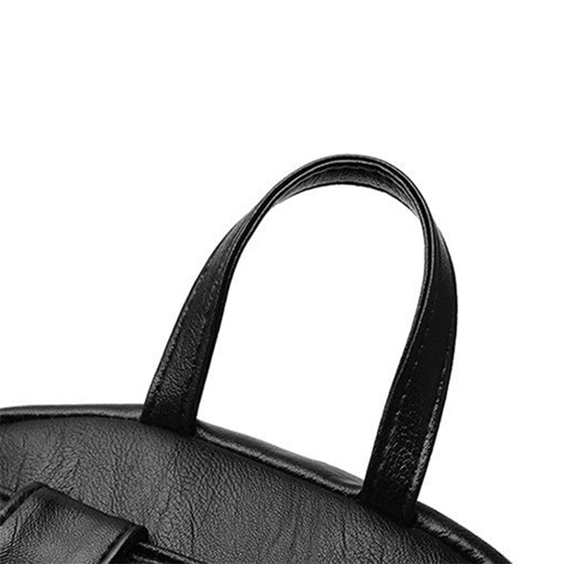 Rucsac de călătorie din piele PU vintage, toc pentru cumpărături, genți pentru studenți, genți de școală de capacitate mare, rucsac de călătorie cu fermoar