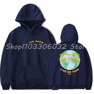 Niall Horan The Show World Tour 2024 Tirdzniecības kapuces Sieviešu vīriešu, garām piedurknēm, ikdienas sporta kreklu apģērbi